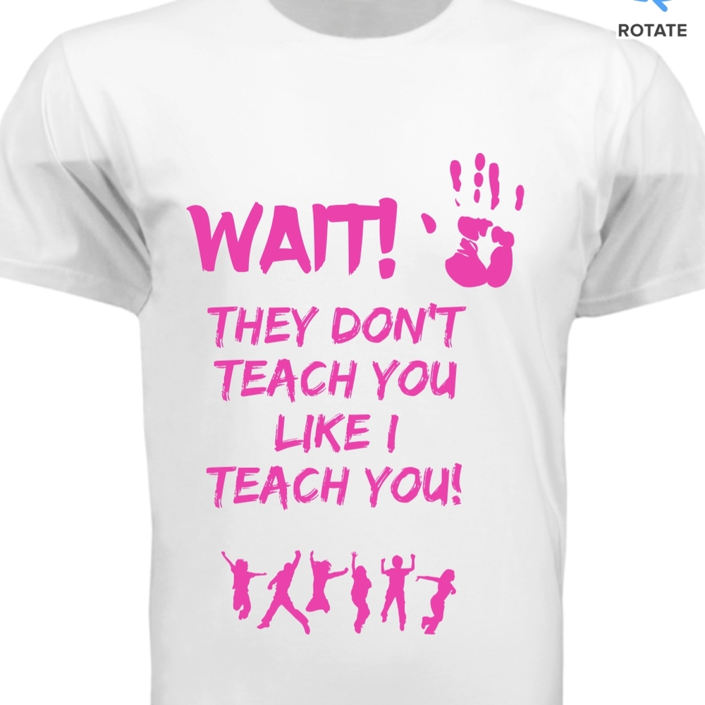Kids White and Pink Graphic T-Shirt